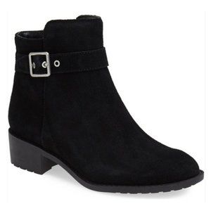 Cole Haan Indiana Waterproof Suede Ankle Boots Black
